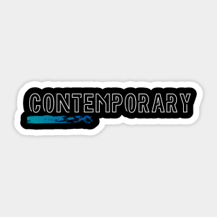 contemporary dancer design Sticker